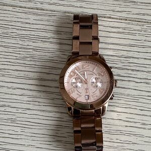 Michael Kors Metallic Rose Timepiece